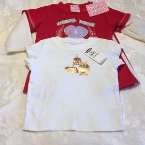 Bundle 2 piece sweat suit and short sleeve t shirt